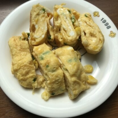 こんにちは♪昼食にいただきました。甘くてボリュームがある卵焼きとっても美味しかったです！ご馳走様でした^_^